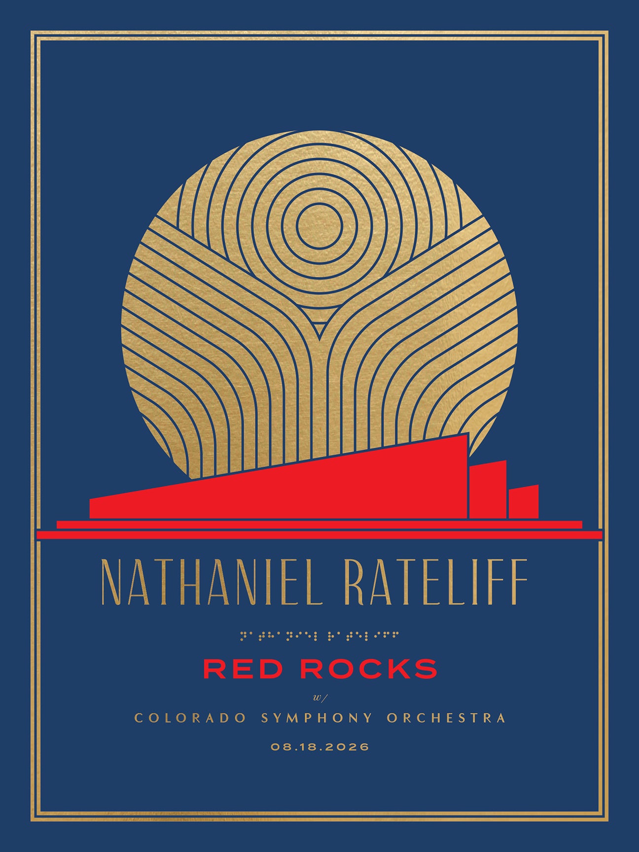 Red Rocks 2026 Poster
