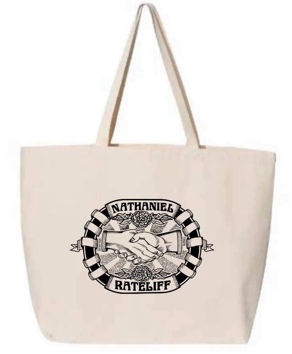 Hand Shake Tote Bag