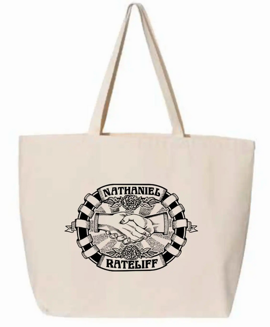 Hand Shake Tote Bag