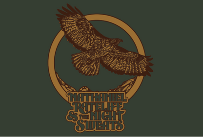 Hawk and Rocks Long Sleeve tee