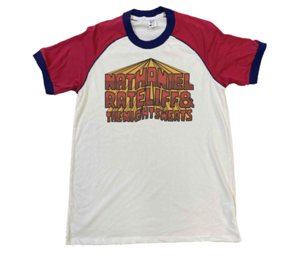 3D Text Retro Ringer Tee