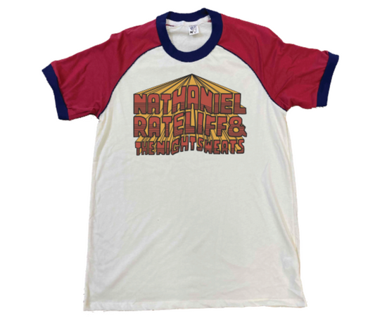 3D Text Retro Ringer Tee