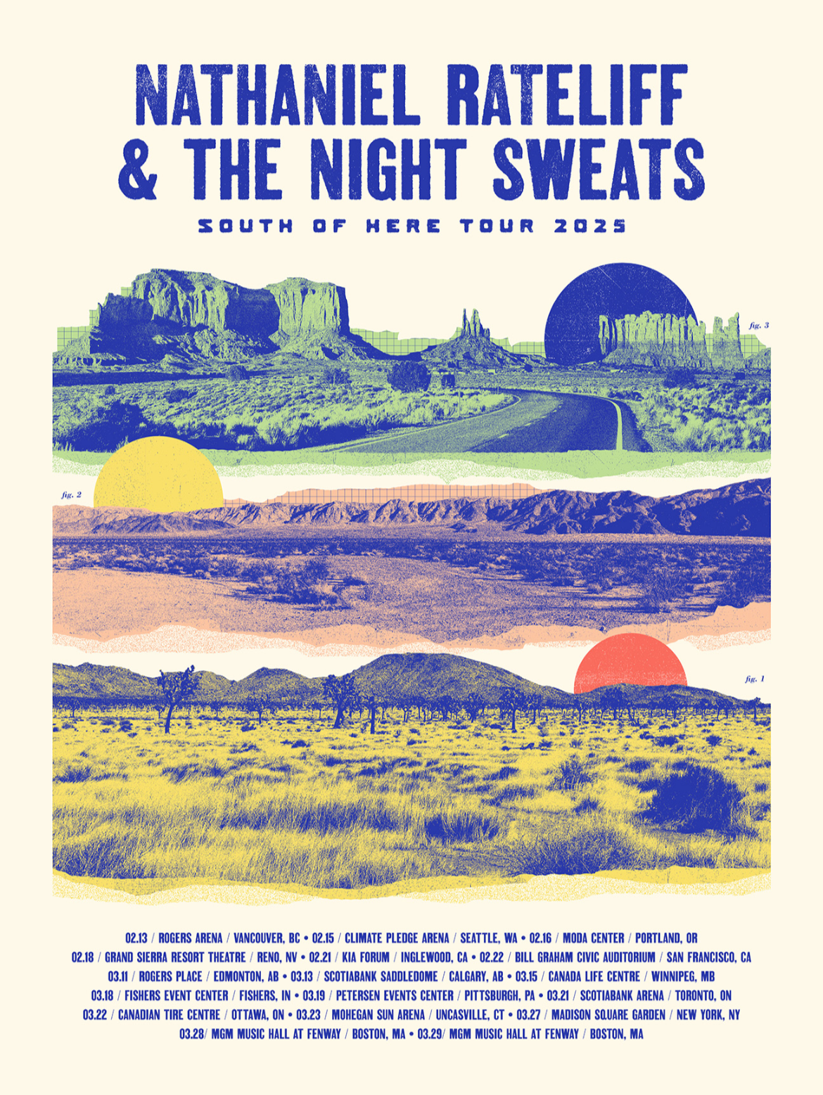 South of Here Tour Poster 2025