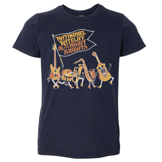 Instrument Parade Kid's Tee (Blue)